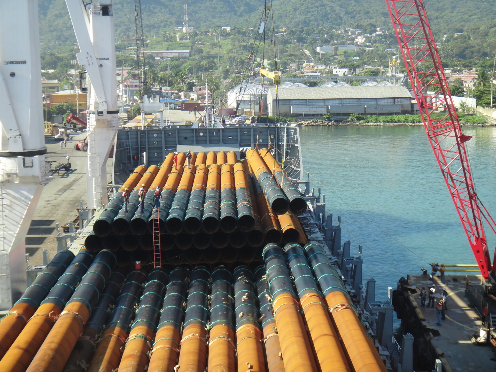 SSAW Coated Pipe Piling
