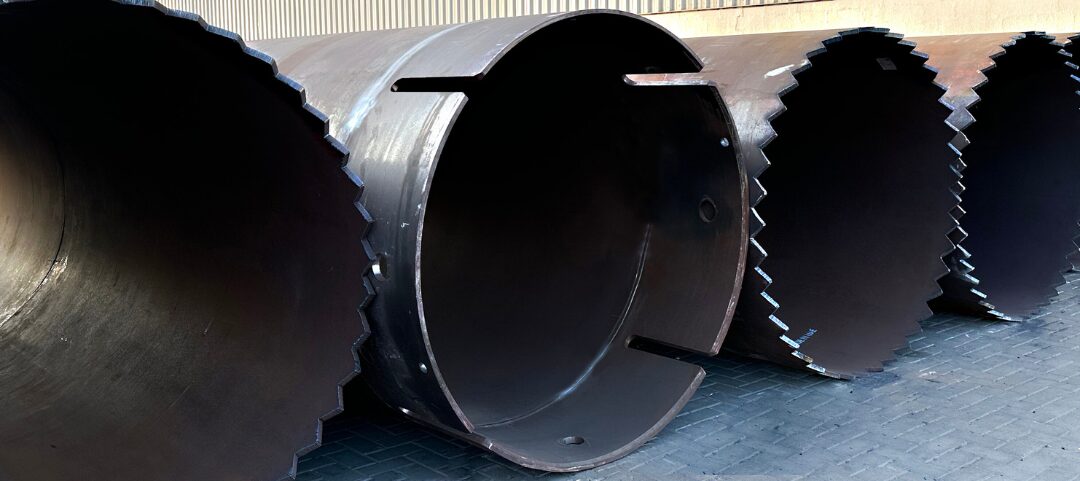 Pipe Piles with Cutting Teeth